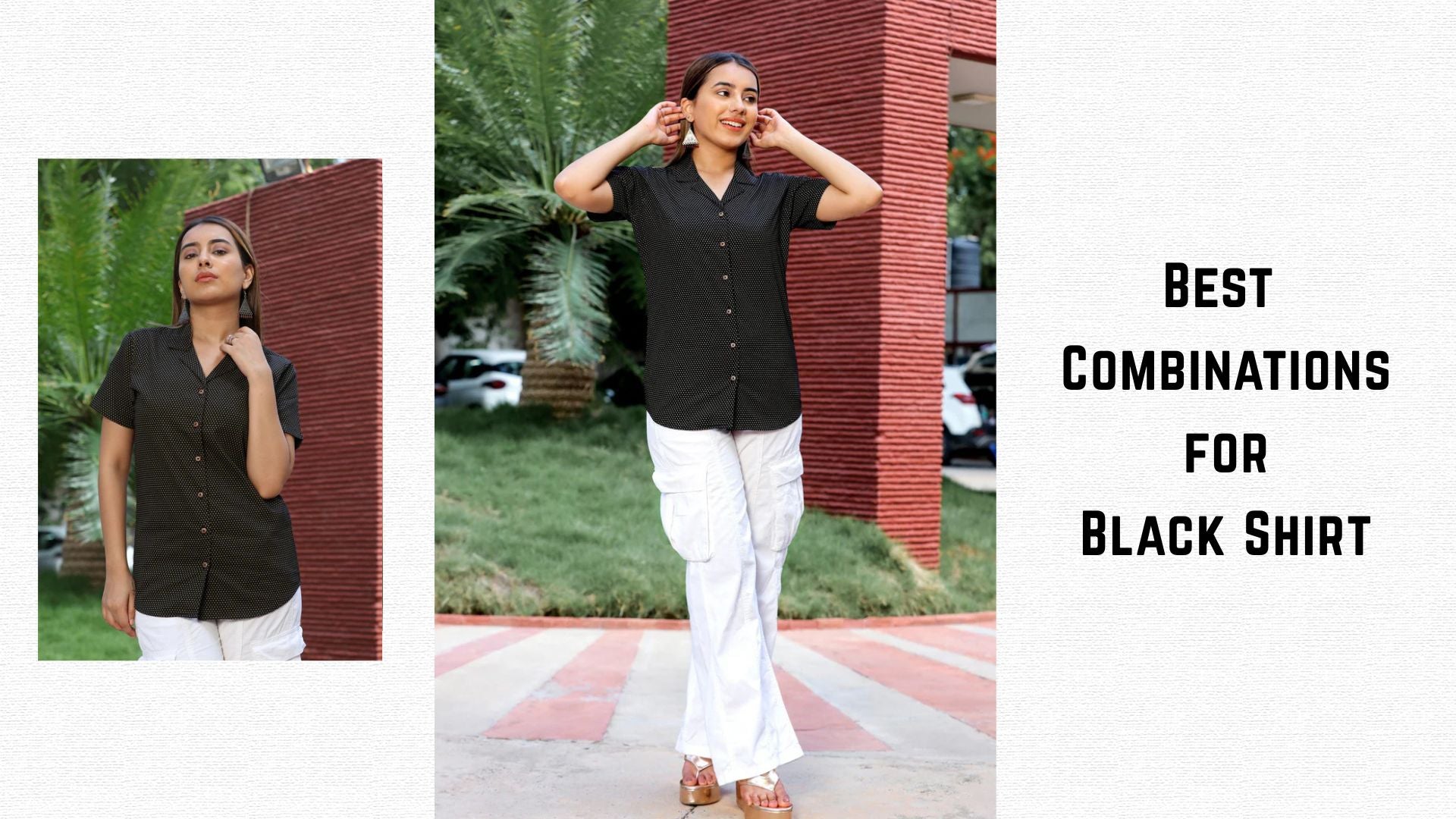 What are the Best Combinations for Black Shirt and Pants by Senorita Fashions