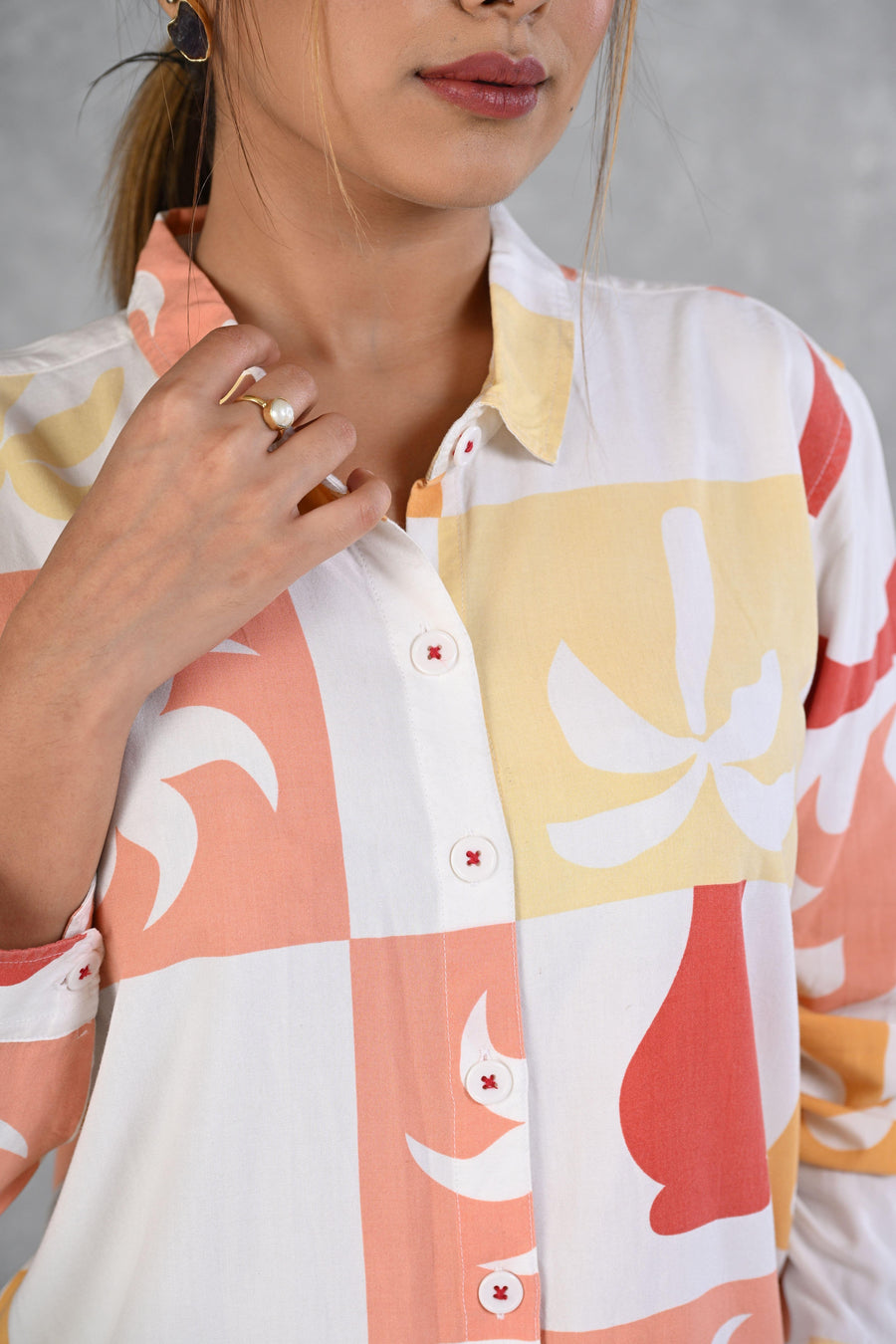 orange-yellow-printed-top